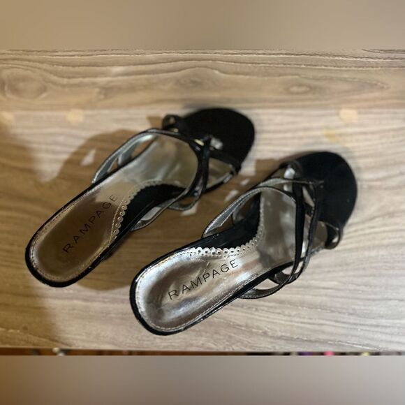 Rampage NWOT sling back criss cross heels - Picture 2 of 6